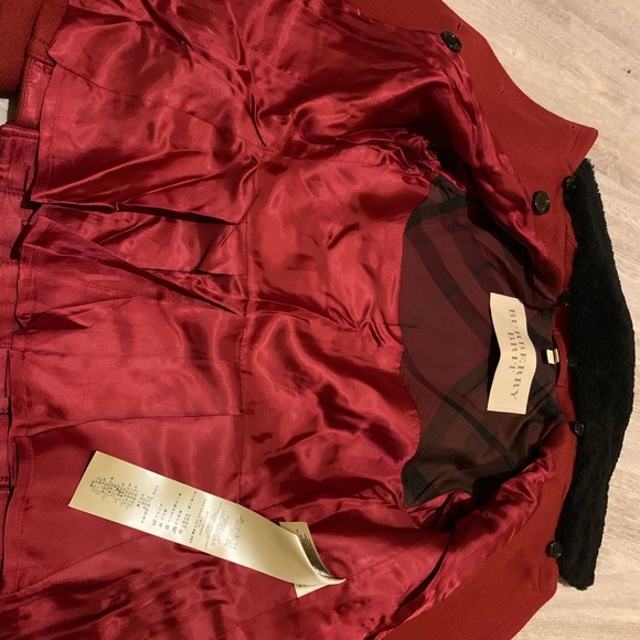 BURBERRY BRIT PEACOAT JACKET SIZE 4 US - Picture 13 of 16